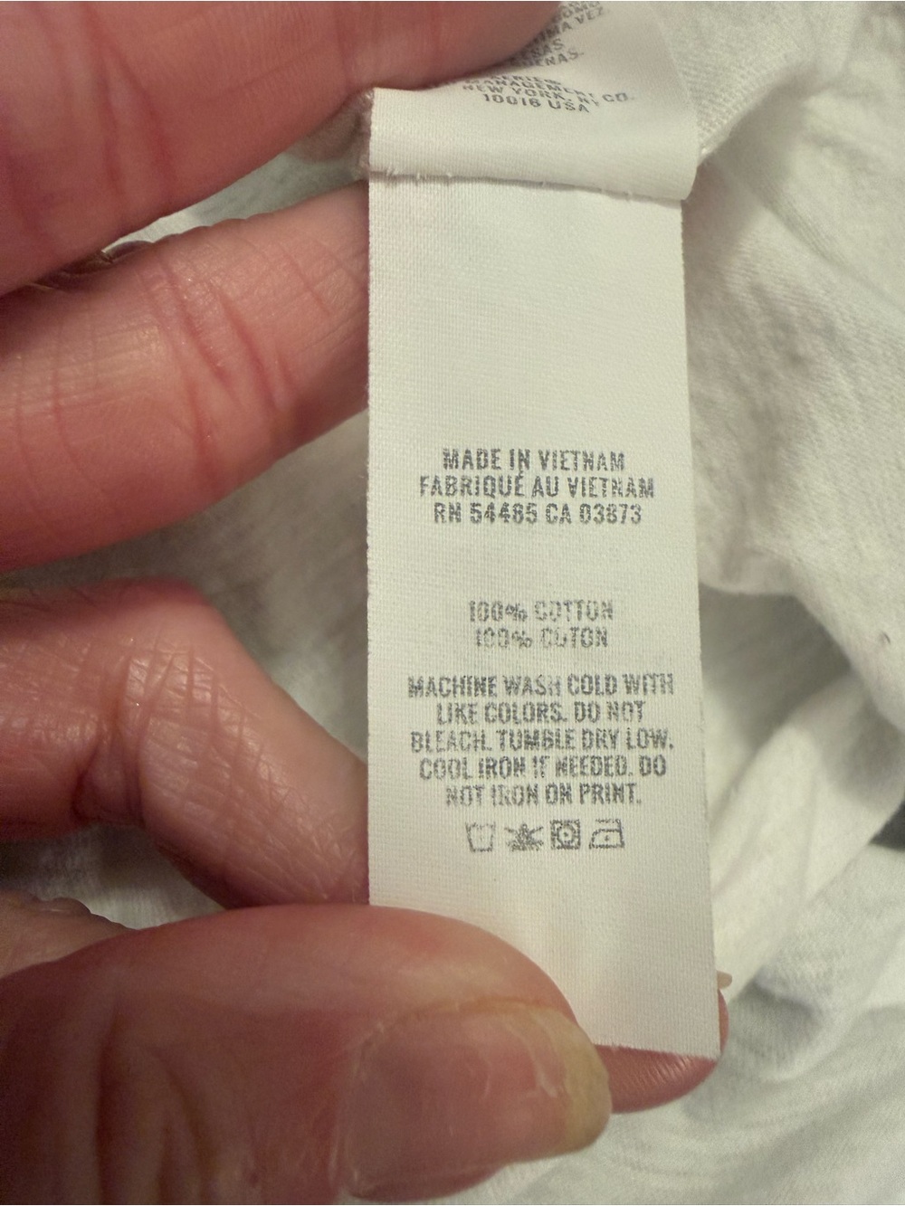 Aerie White Short Sleeve Tee w/Distressed Pastel 'Happiness Bloom' Graphic - Picture 7 of 8